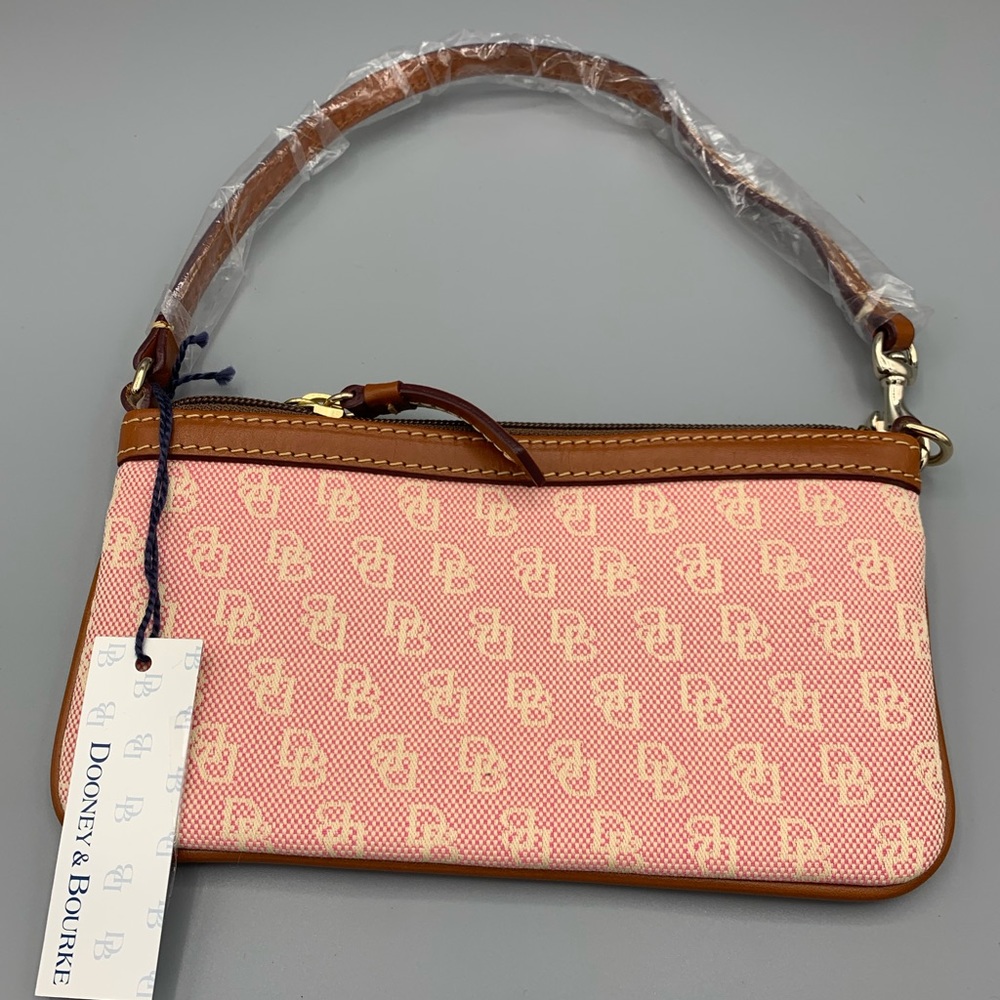 Vintage Dooney & Bourke Pink canvas handbag